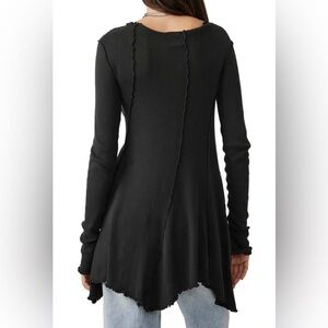 Free People We the Free Full Swing Tunic - Charcoal